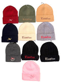 Beanies - “Burgundy,  Navy Blue, Dark Gray, Powder Pink || Olive Green, Khaki, Off White, Grey, & Black ( ELEVATION ).