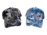 DadHats Vintage “Dark + Light Denim” & “Ashy Black + Dark Blue Tie-dye”