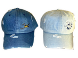 DadHats Vintage “Dark + Light Denim” & “Ashy Black + Dark Blue Tie-dye”