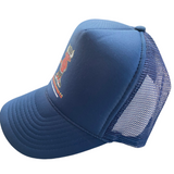Trucker Hats “A $wagg is a terrible thing to waste” ( 1/2 mesh ) Navy Blue, Red & Black