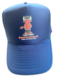 Trucker Hats “A $wagg is a terrible thing to waste” ( 1/2 mesh ) Navy Blue, Red & Black